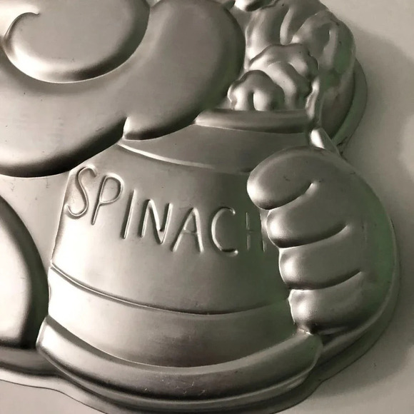 Vintage 1980 Wilton Popeye The Sailor Man  Cake Pan Aluminum 502 1719 - Picture 3 of 12